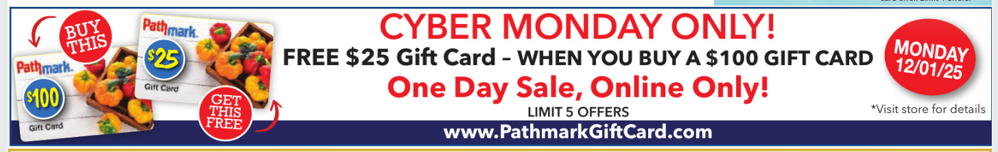 [EXPIRED] Pathmark: Buy $100 Pathmark Gift Card and Get a $25 Pathmark ...