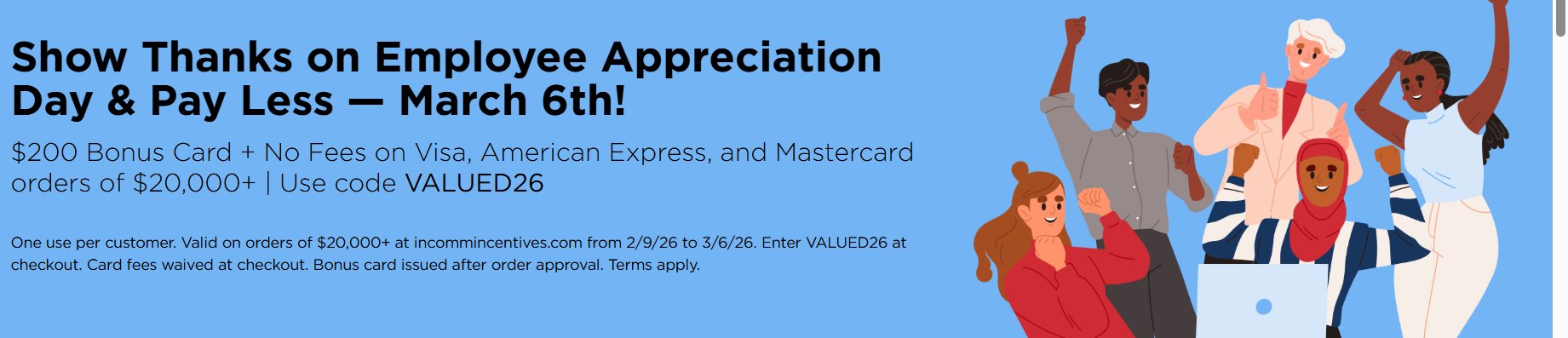 [EXPIRED] InComm Incentives: Spend $20,000 and Get a $200 Bonus Gift ...