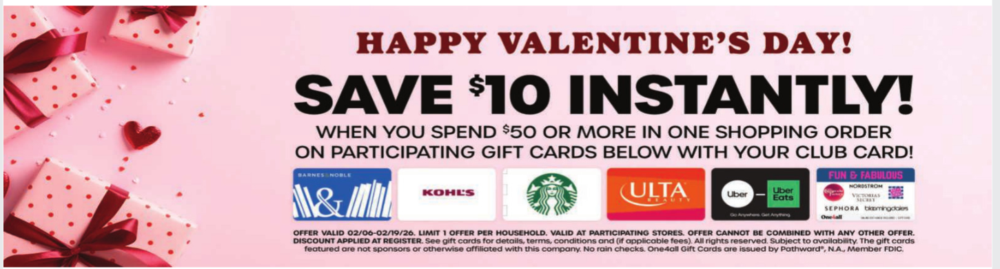 [EXPIRED] Pathmark: 20% Off $50 Barnes & Noble, Kohl’s, Starbucks, Ulta ...